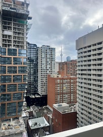Day view of the CN Tower from my room