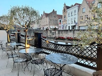 Evening view from patio area