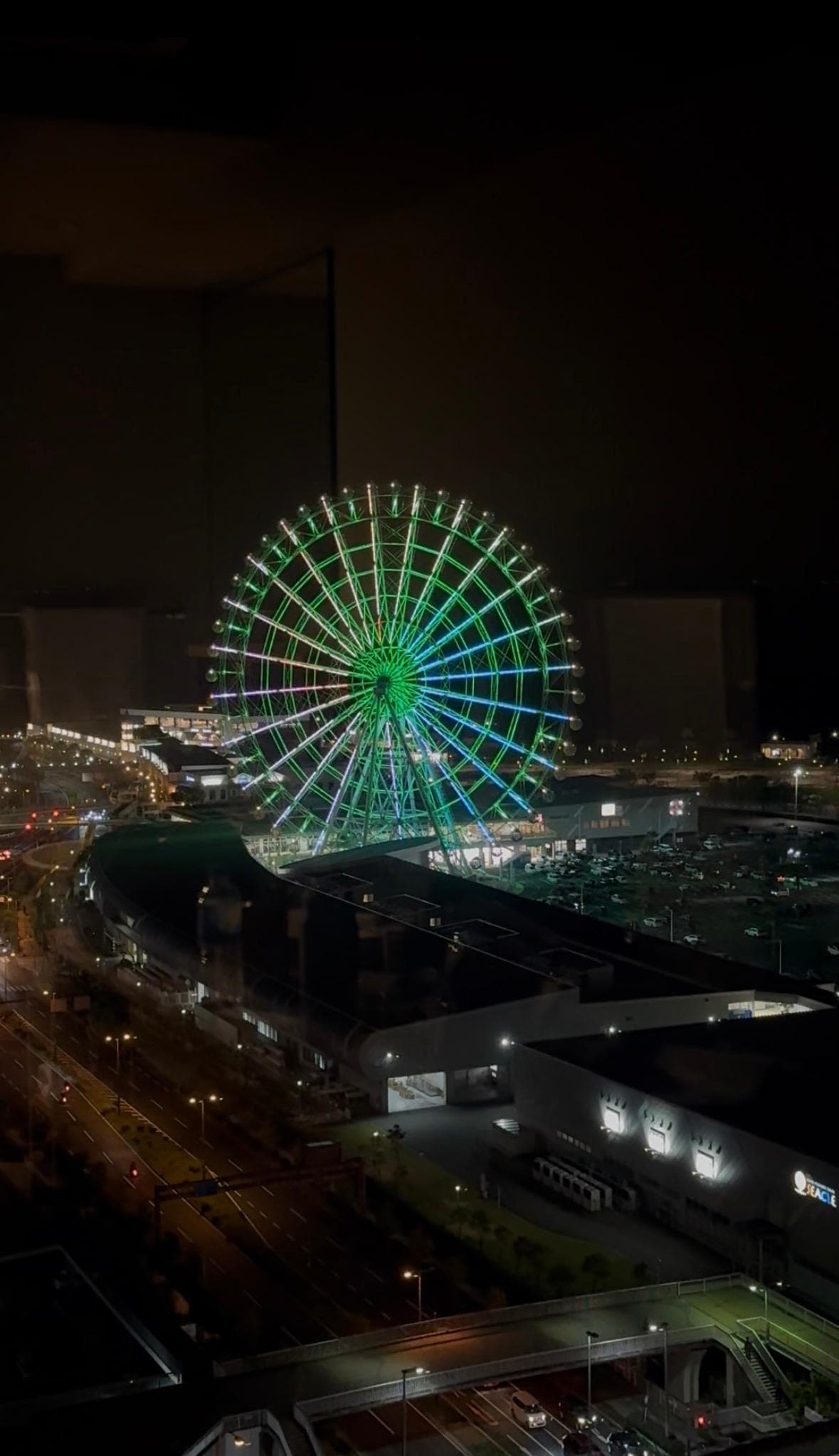 View from our room. 