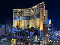 View of Treasure Island from the Venetian.