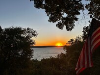 Morning sunrise from the deck