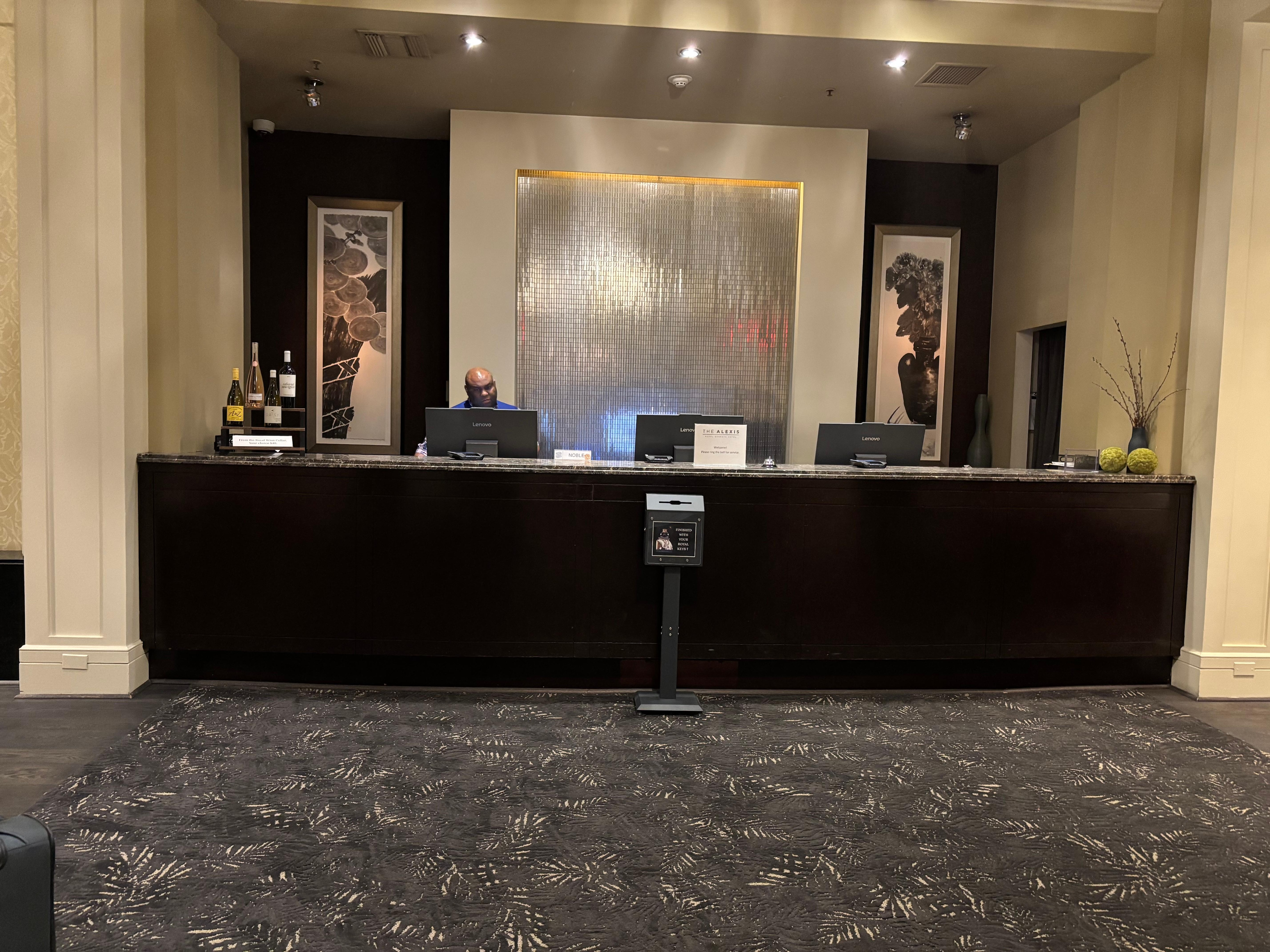 Front desk