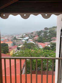 View of Charlotte Amalie from balcony