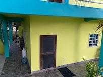 Covered front entry and veranda sesting