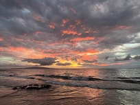 We enjoyed sunsets every night over the beach a short walk from the rental.