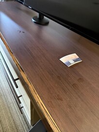 food & finger prints from previous person.