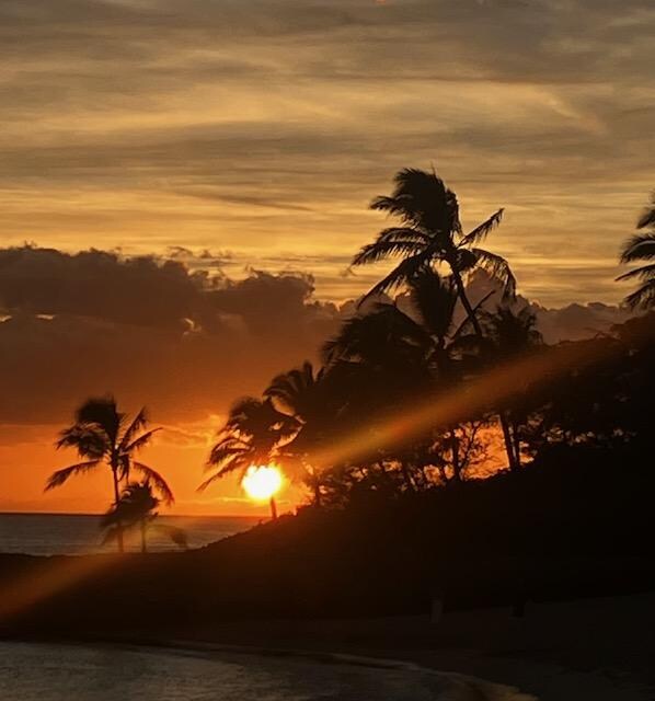 Sunsets by the lagoon 