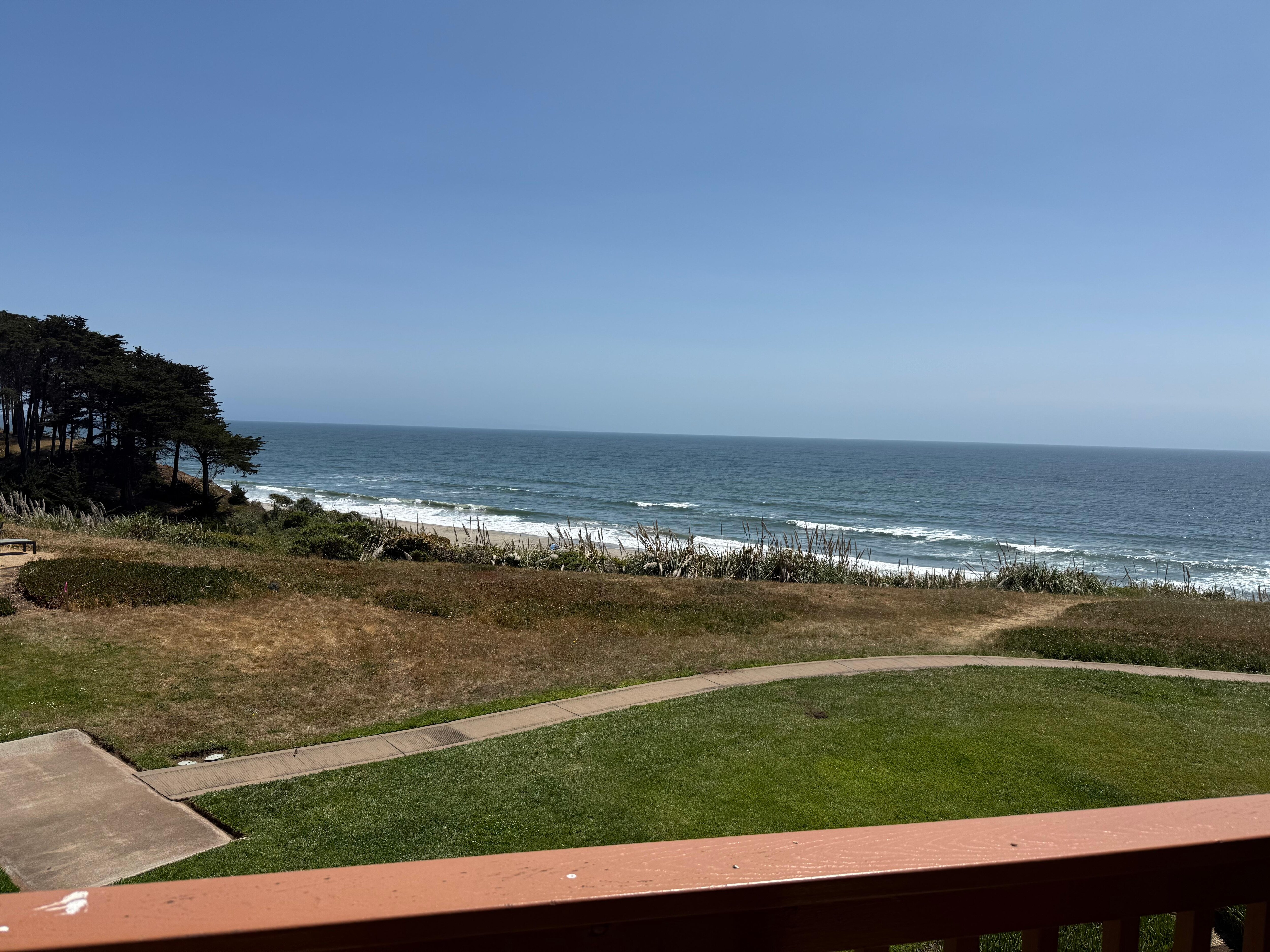 The view from the balcony! 