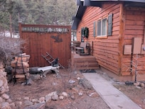 Walkway to front door from driveway