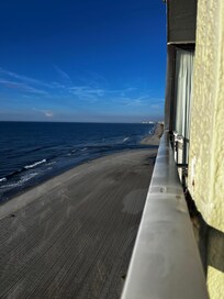 View from the inlet of the condominium complex.