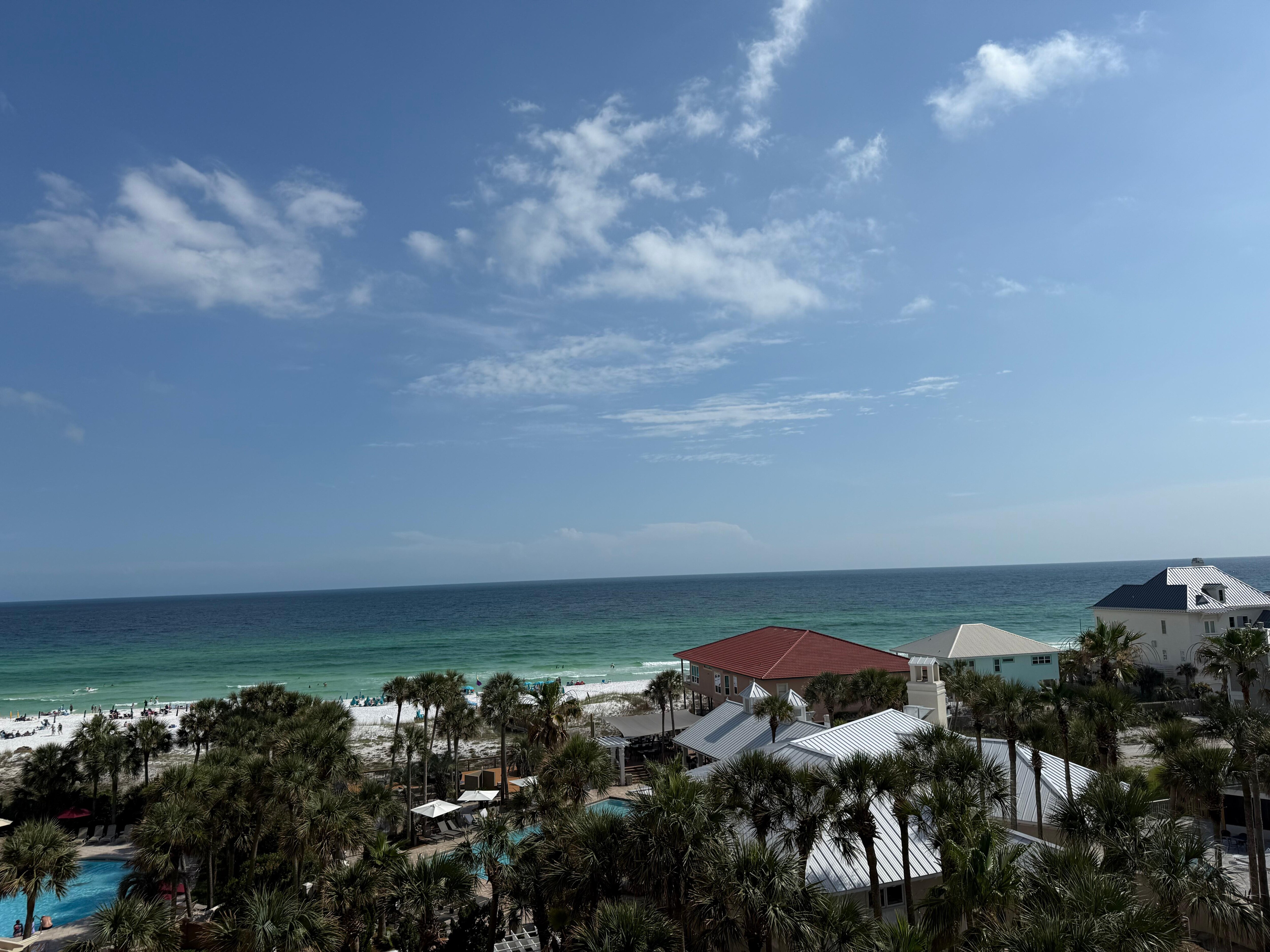 View from the balcony. 