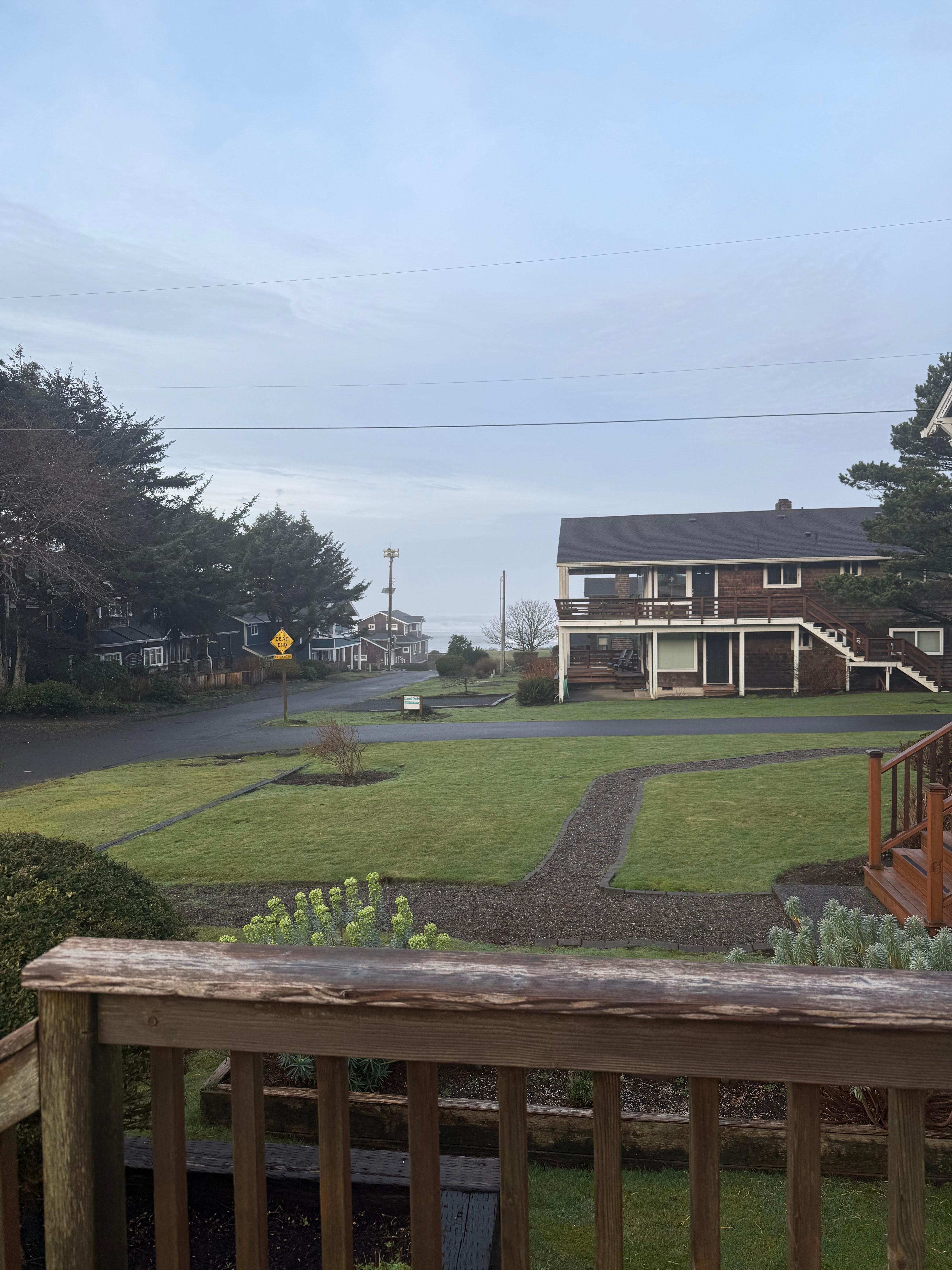 View from the house.  