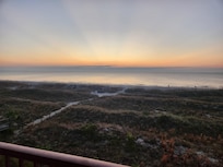 First light from condo balcony