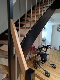 Treppe zur 1 Etage