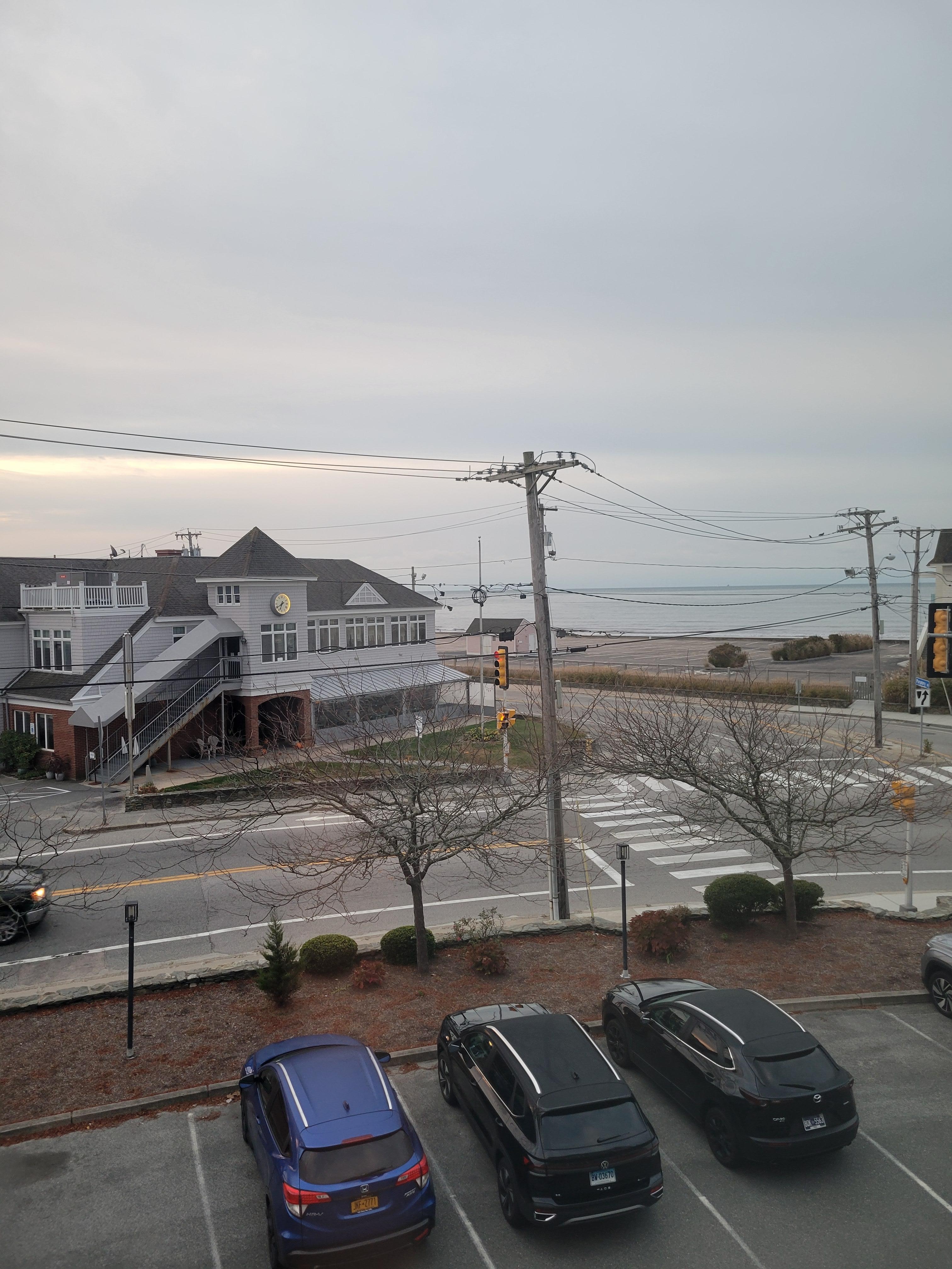 View from room in November 