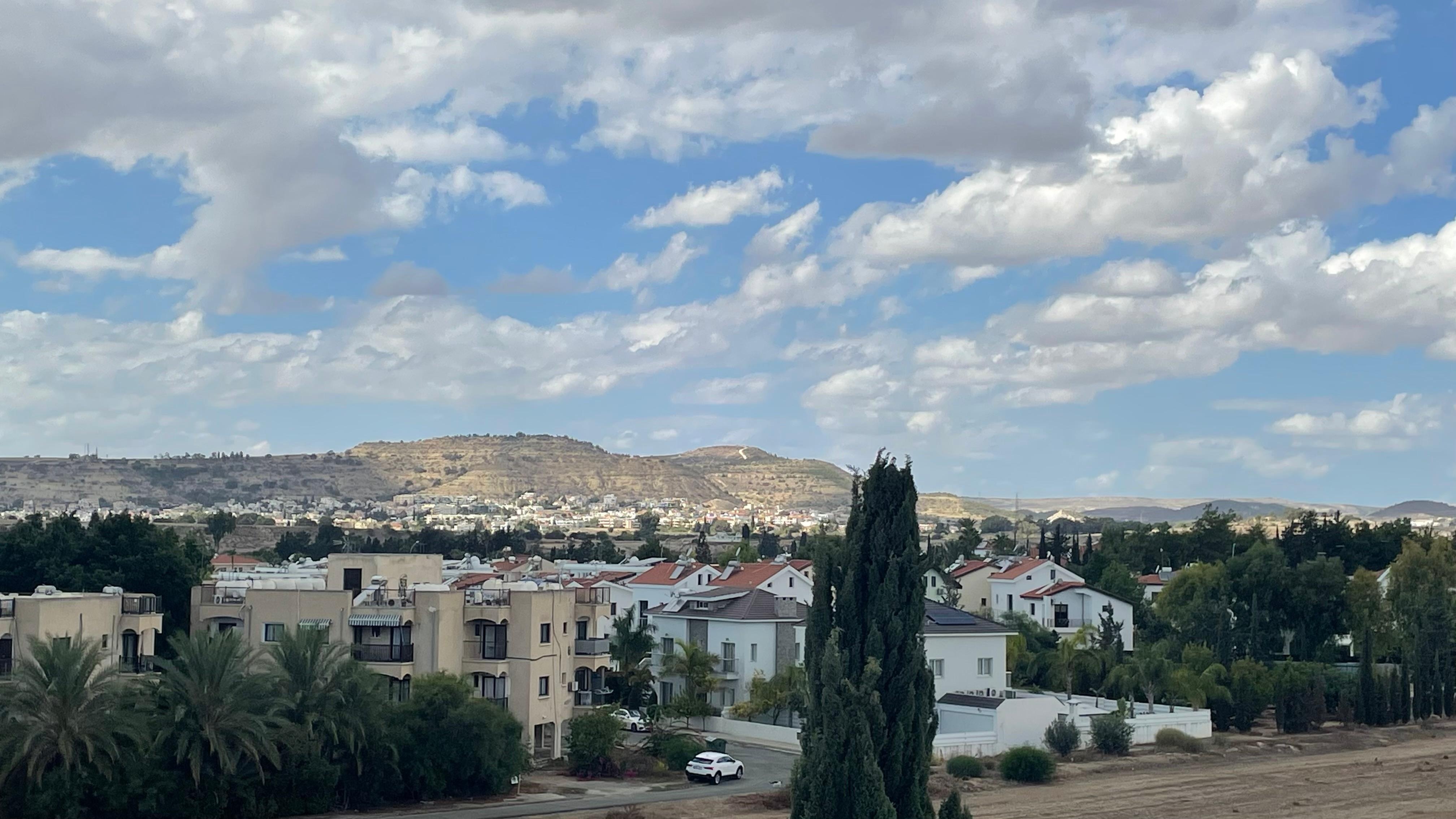 View of Troodos Mountains from room 