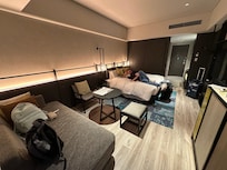 Entering the room