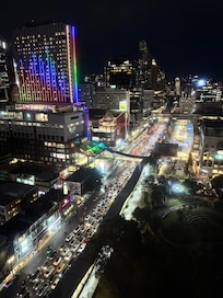 View from level 21 of hotel room. Walkable to Central World and Big C.