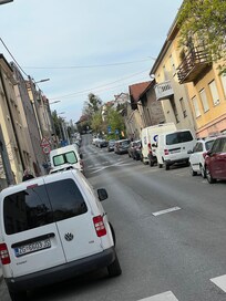 View from the bottom of the hill