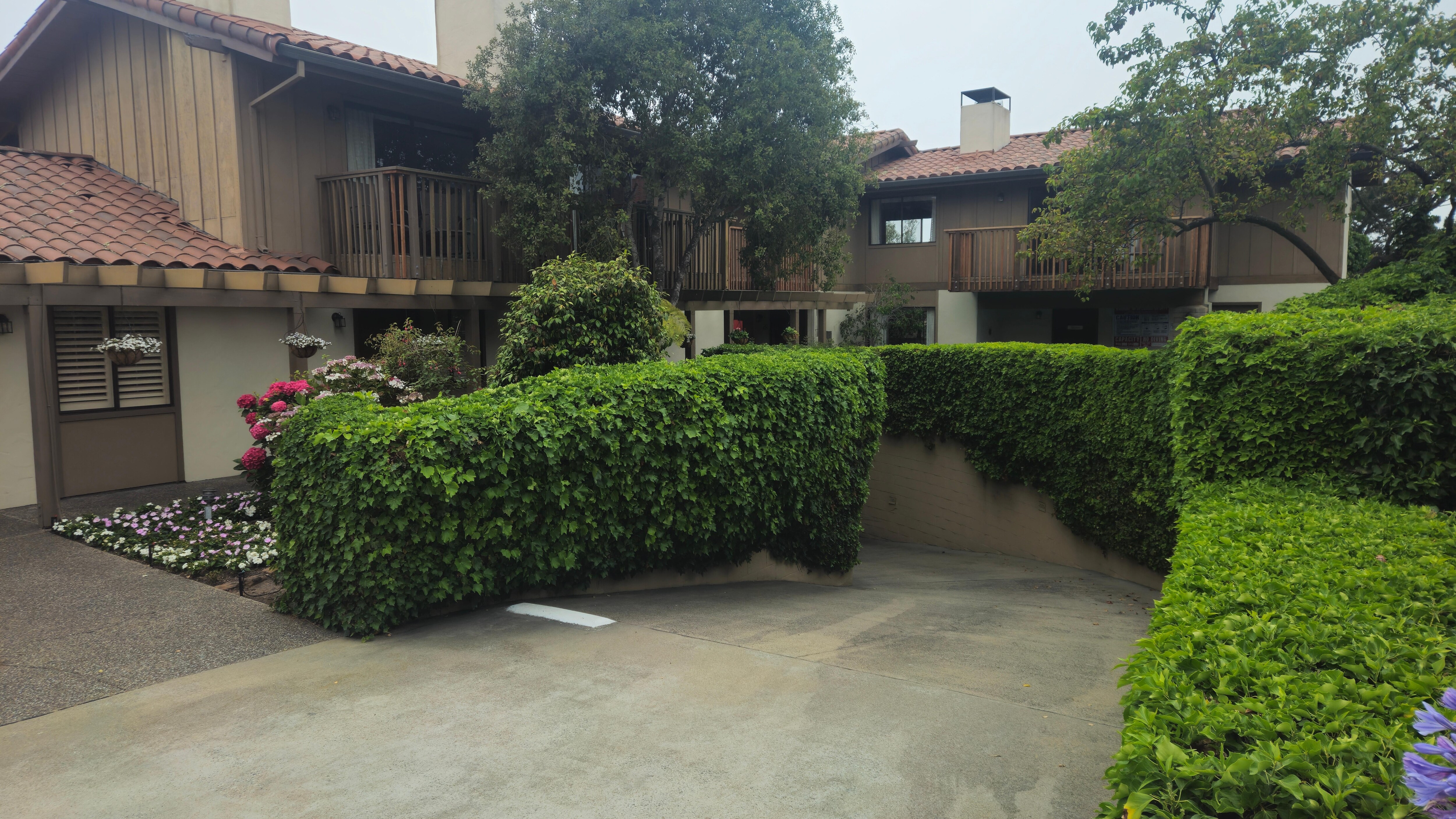 Entrance to parking