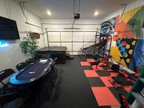 The fun garage!