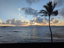 This is the view from the deck in the morning.