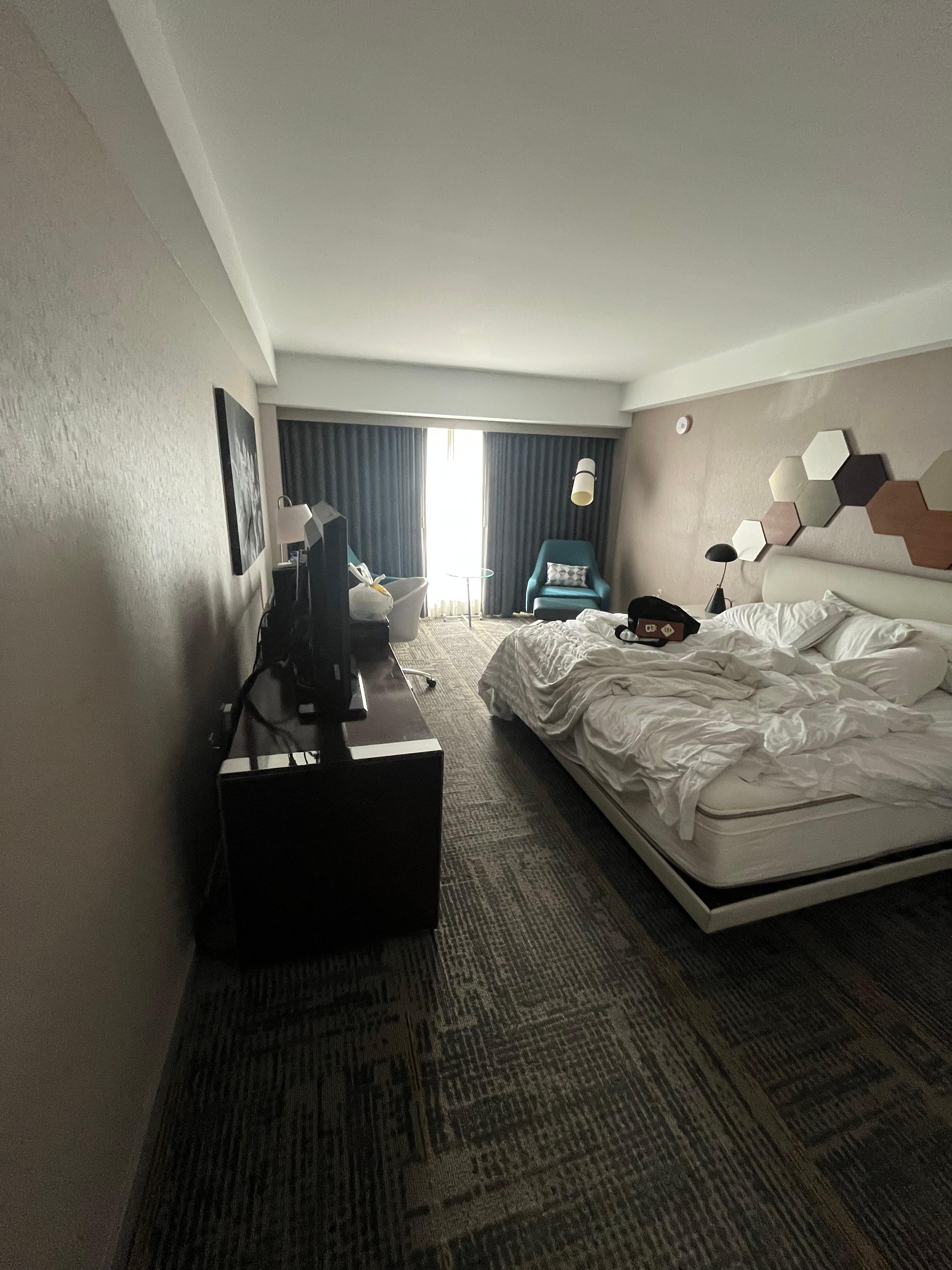 The bed was very soft but still firm enough that I didn’t wake up with hip and back problems. Keep that in mind if you prefer a firmer mattress.