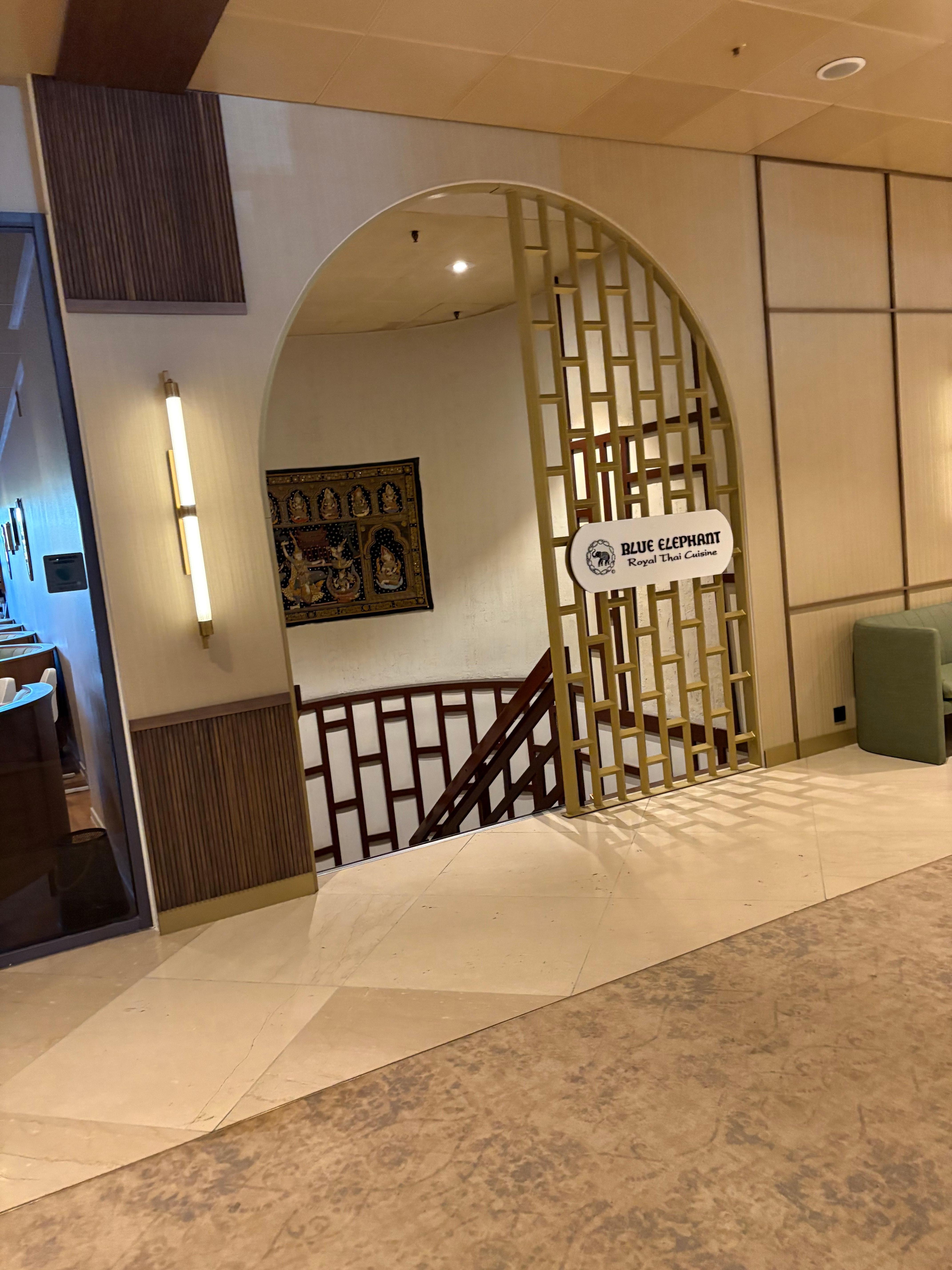 Downstairs is an amazing authentic Thai Restaurant. The food is amazing. 