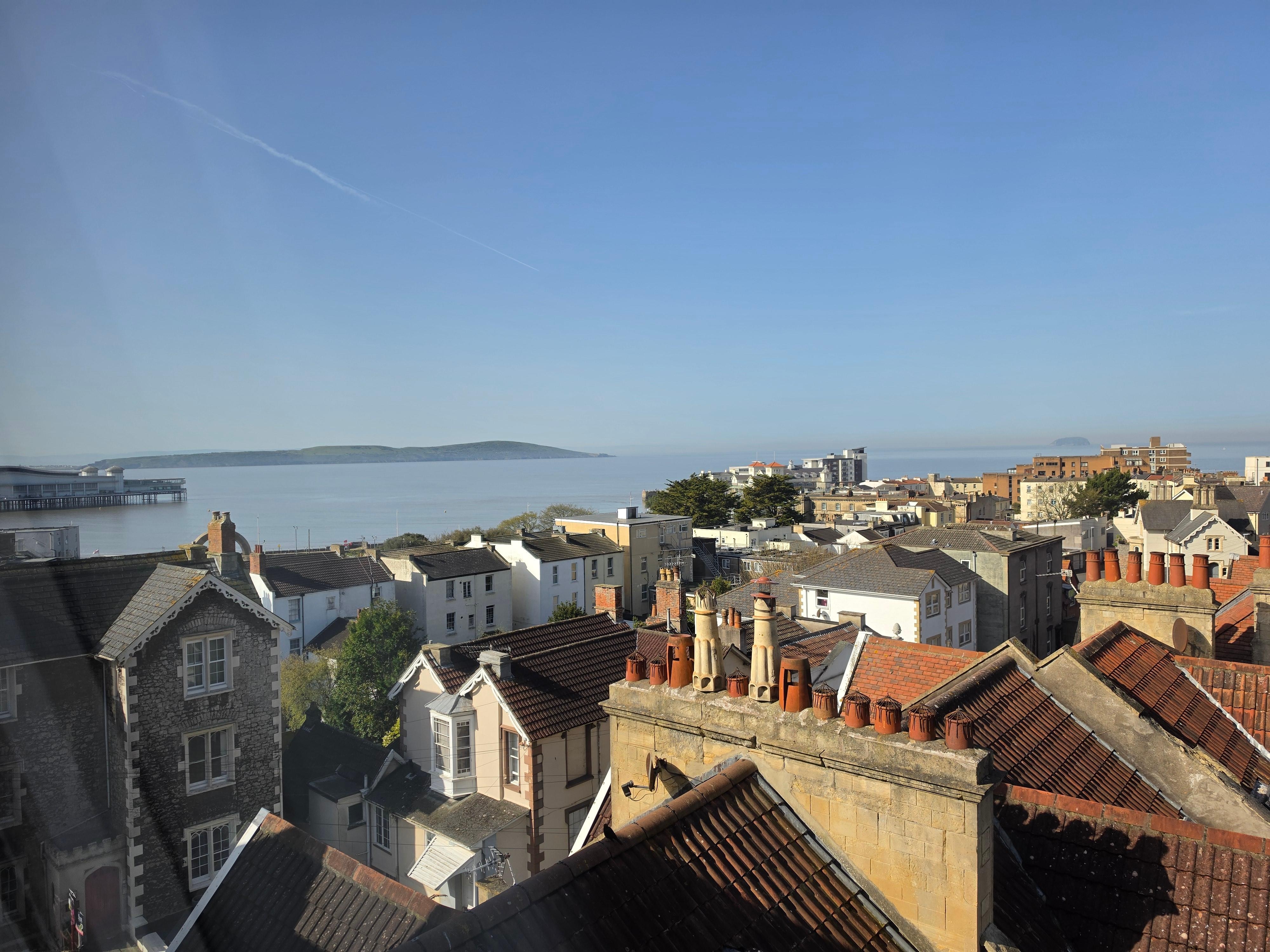 Very nice sea view . 