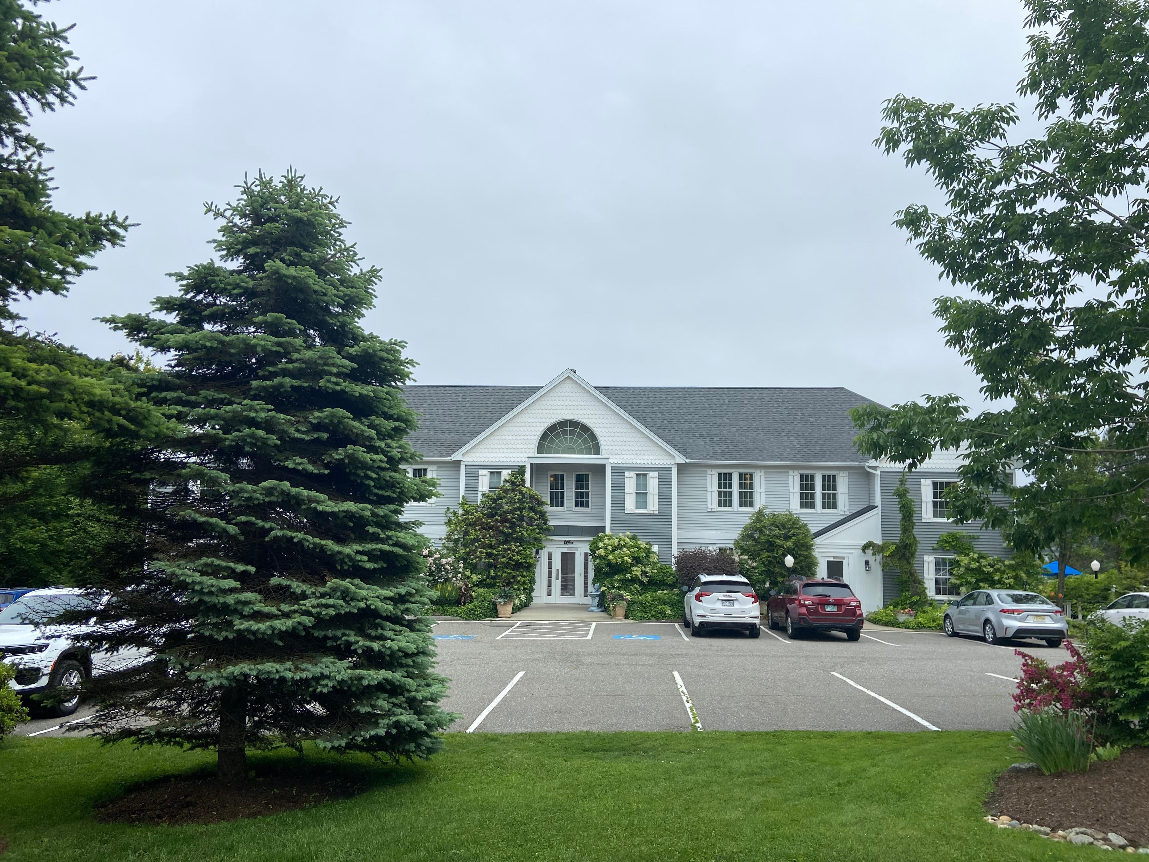 Front of the building