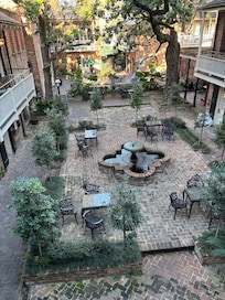 The Magnolia courtyard for my room