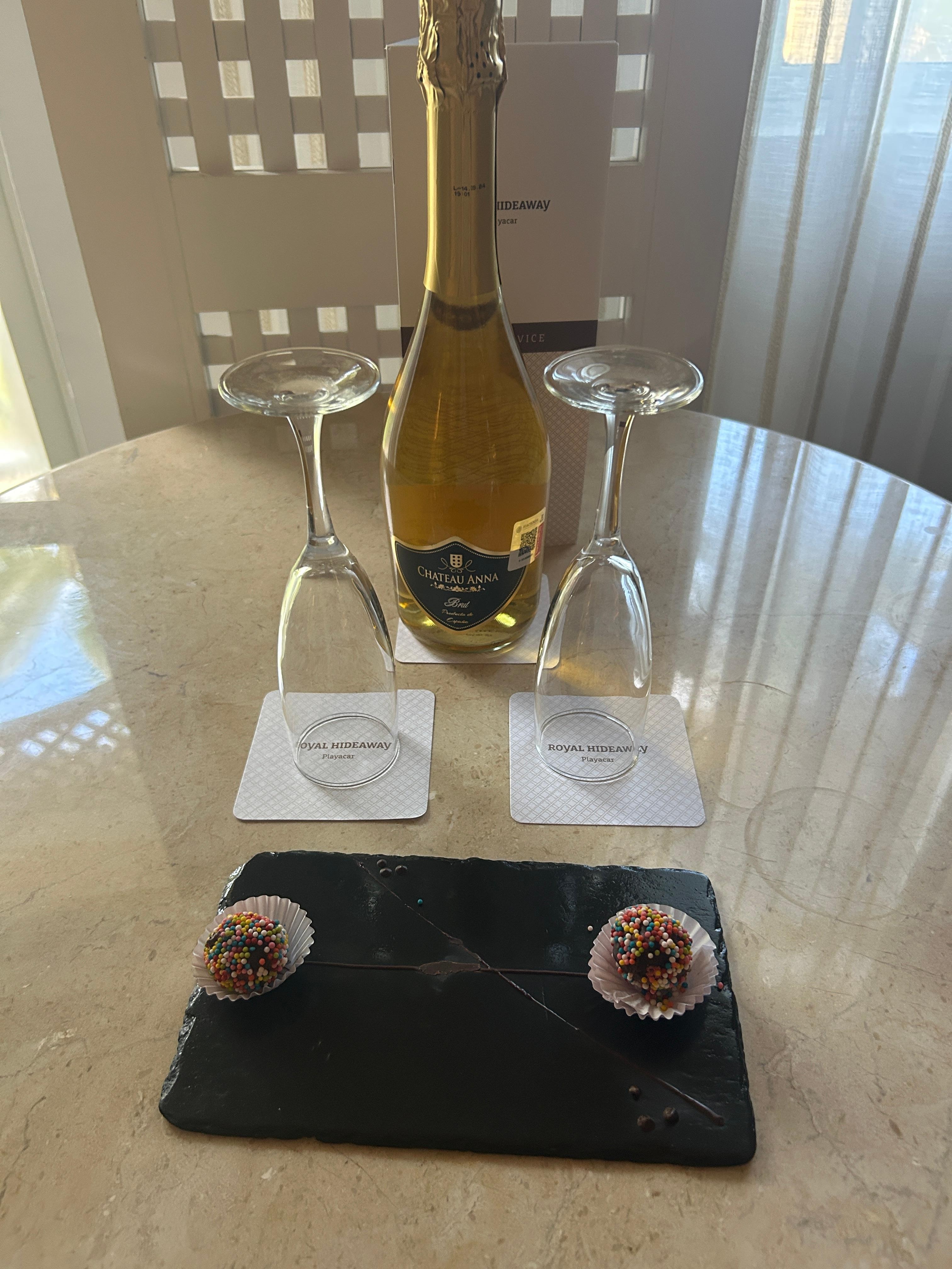 Nice touches for all inclusive resort. 