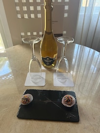 Nice touches for all inclusive resort.