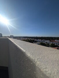 View from hotel balcony