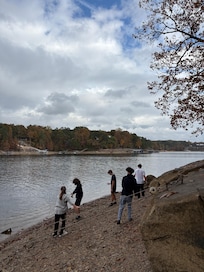 Our kids having fun on the Lakeshore