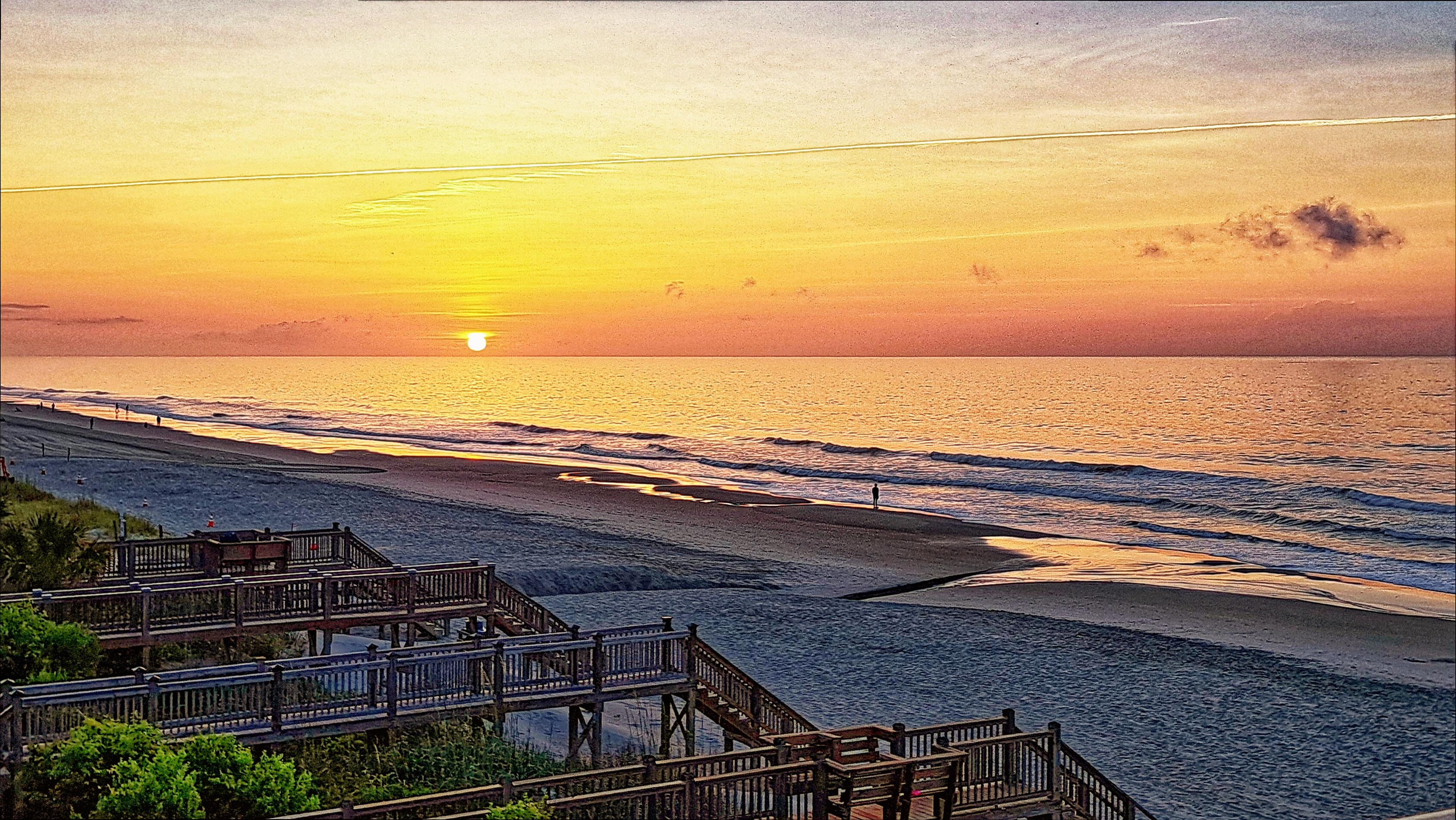 Sunrise view from balcony