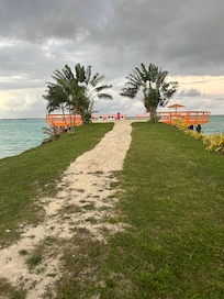 Pier across the street.