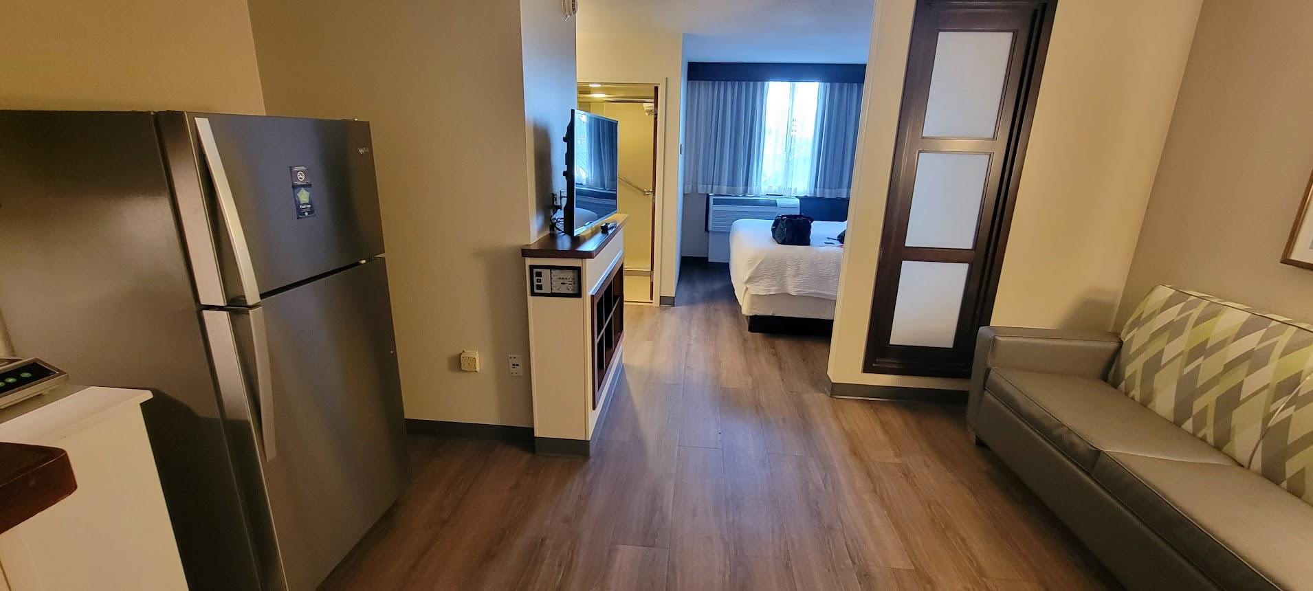 Very spacious and comfortable room!