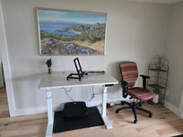 Little desk area for writers.