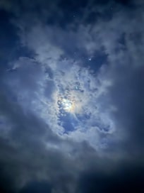 early early morning backyard sky