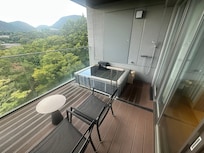 Onsen on patio