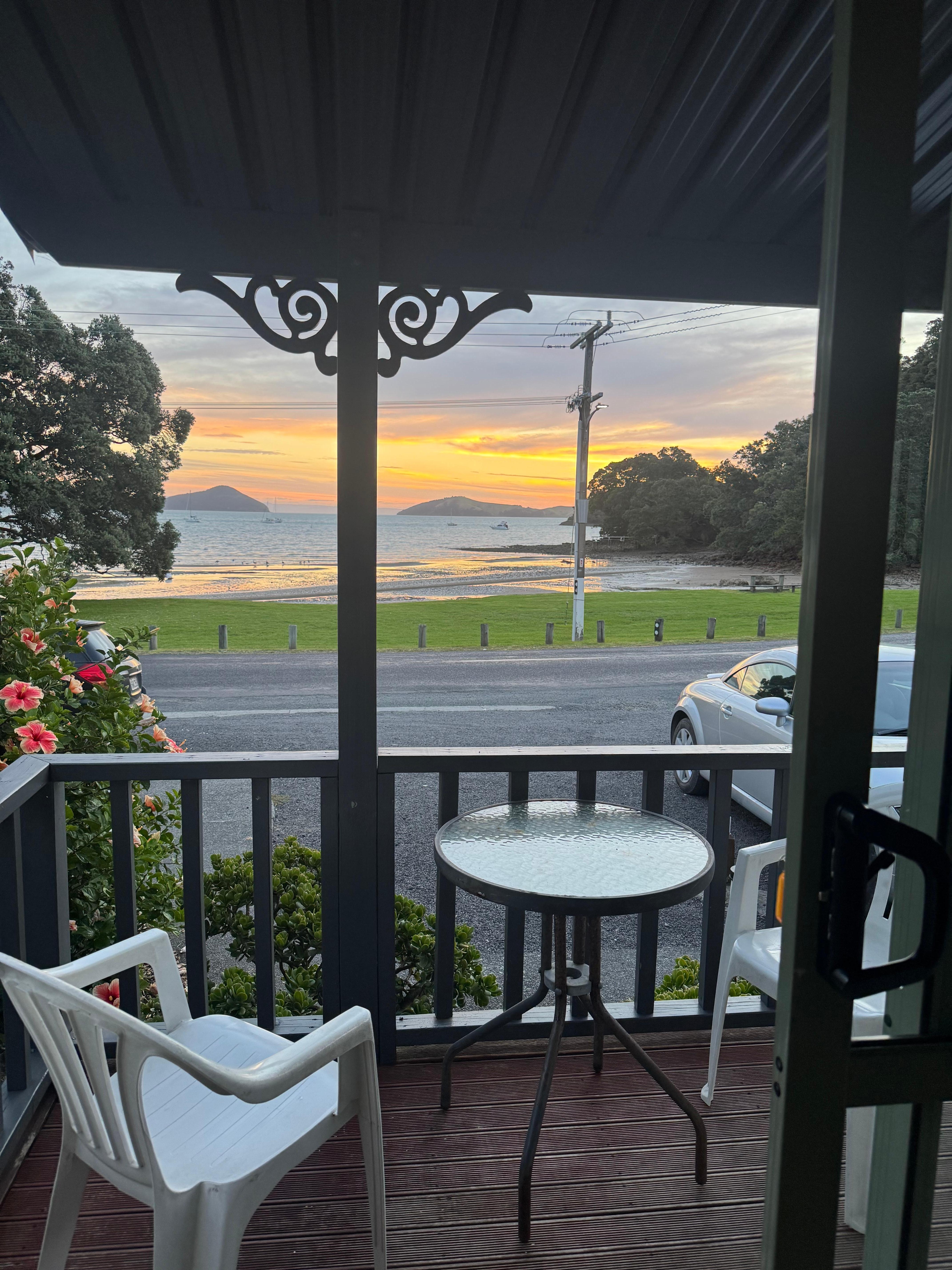 View from our balcony 