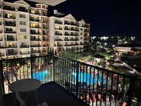 Guest Bedroom Balcony overlooking Pool/Hot tub and Marina