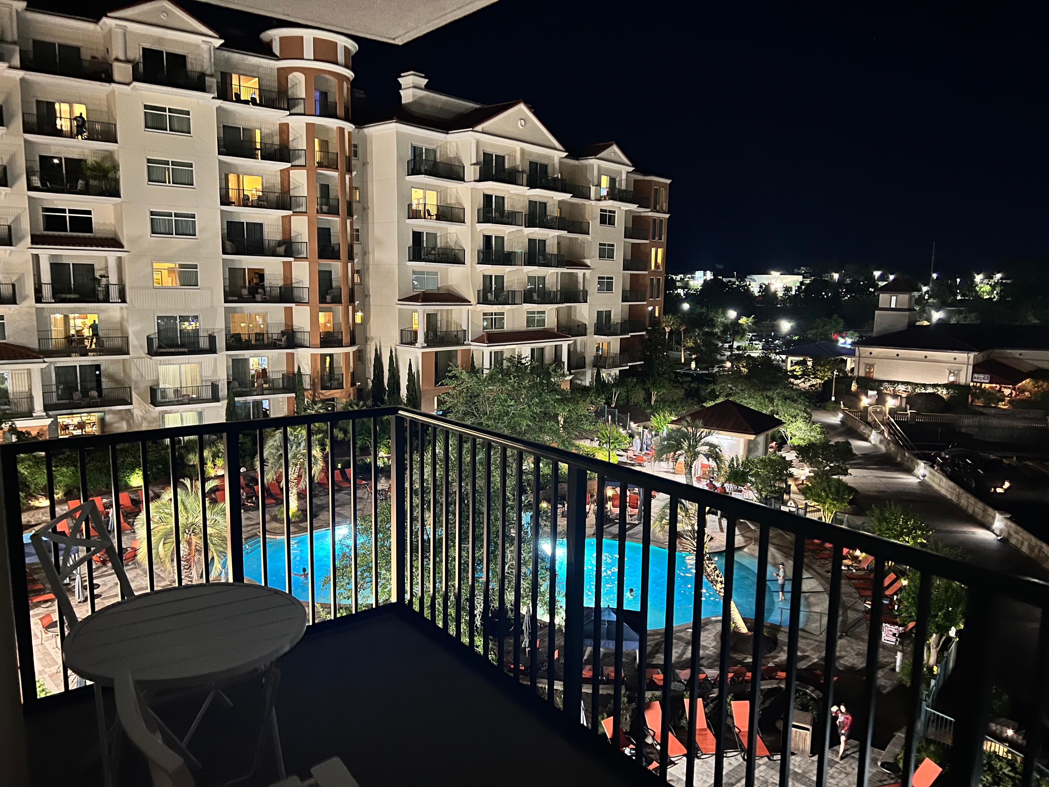Guest Bedroom Balcony overlooking Pool/Hot tub and Marina
