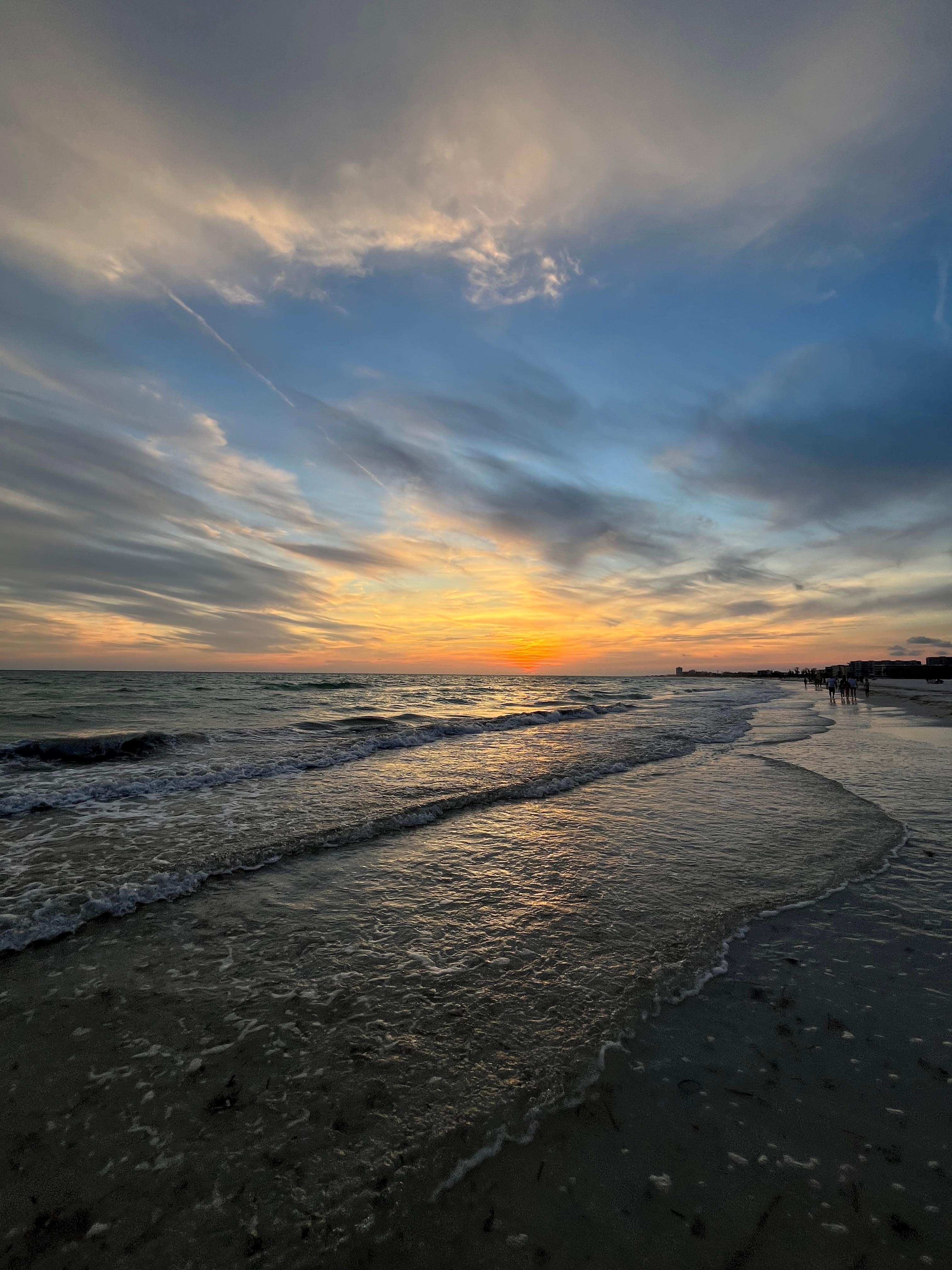Sunset from the beach 
