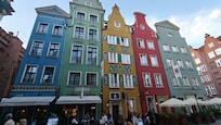 Liberum ligger lige efter Golden Gate inde i Old Town Gdansk