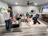 Chilling at the house!