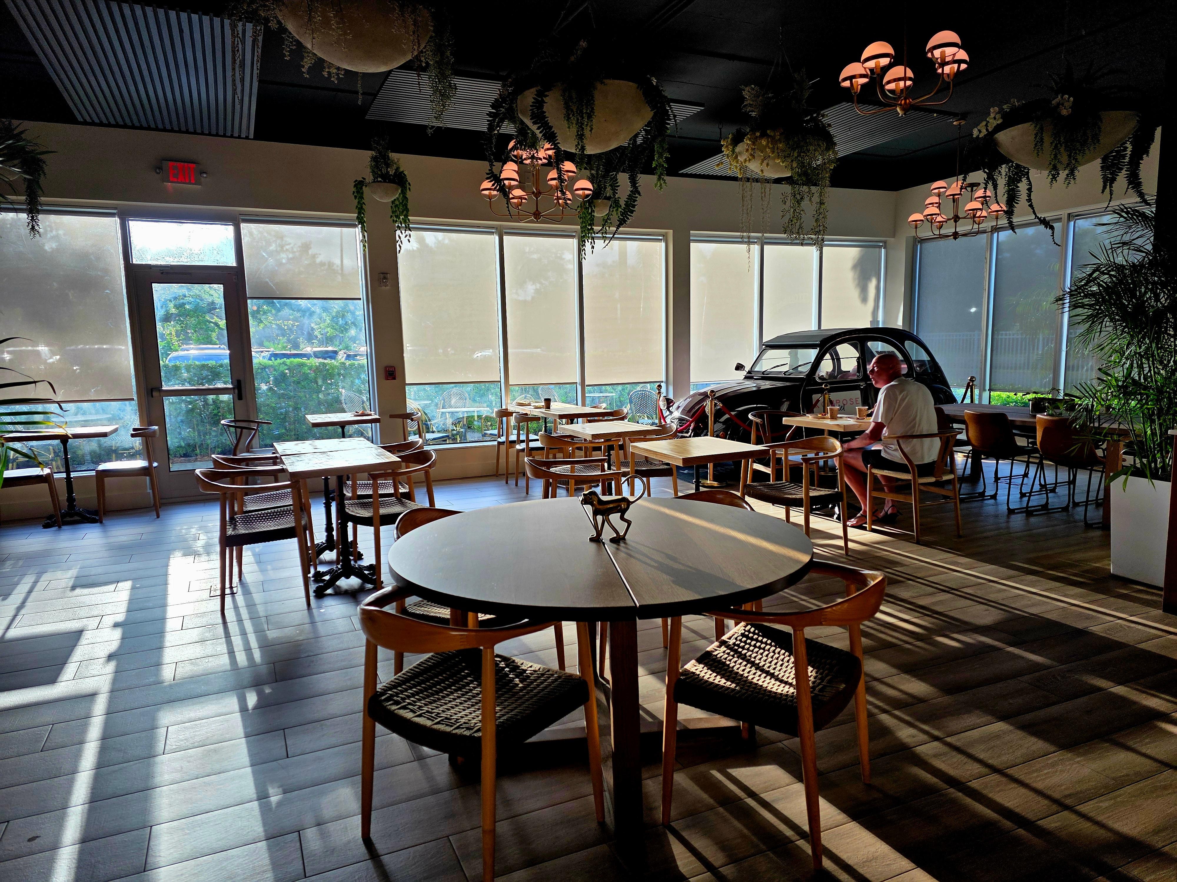 Breakfast dining area...