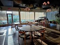 Breakfast dining area...