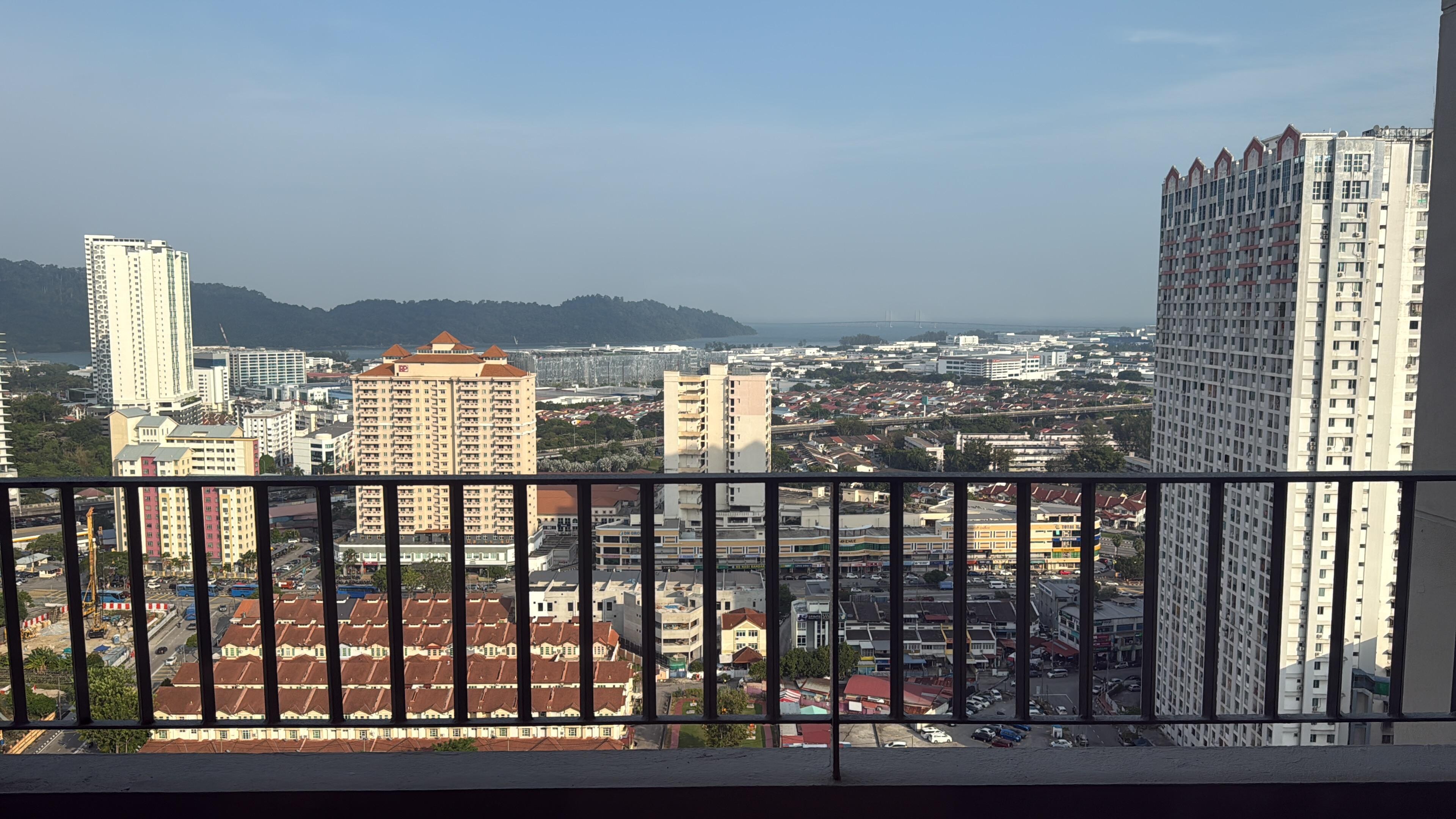 View from balcony 
